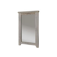 SPIEGEL Mango / Akazie 60x3x90 weiß gewachst CASTLE-ANTIK #227 - Weiß, Holz (60/90/3cm) - Massivmoebel24