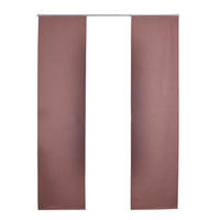 SCHIEBEVORHANG 2ER SET »München Dark« HxB 245x60 cm Altrosa - Altrosa, Textil (60/245cm) - Gardinenbox