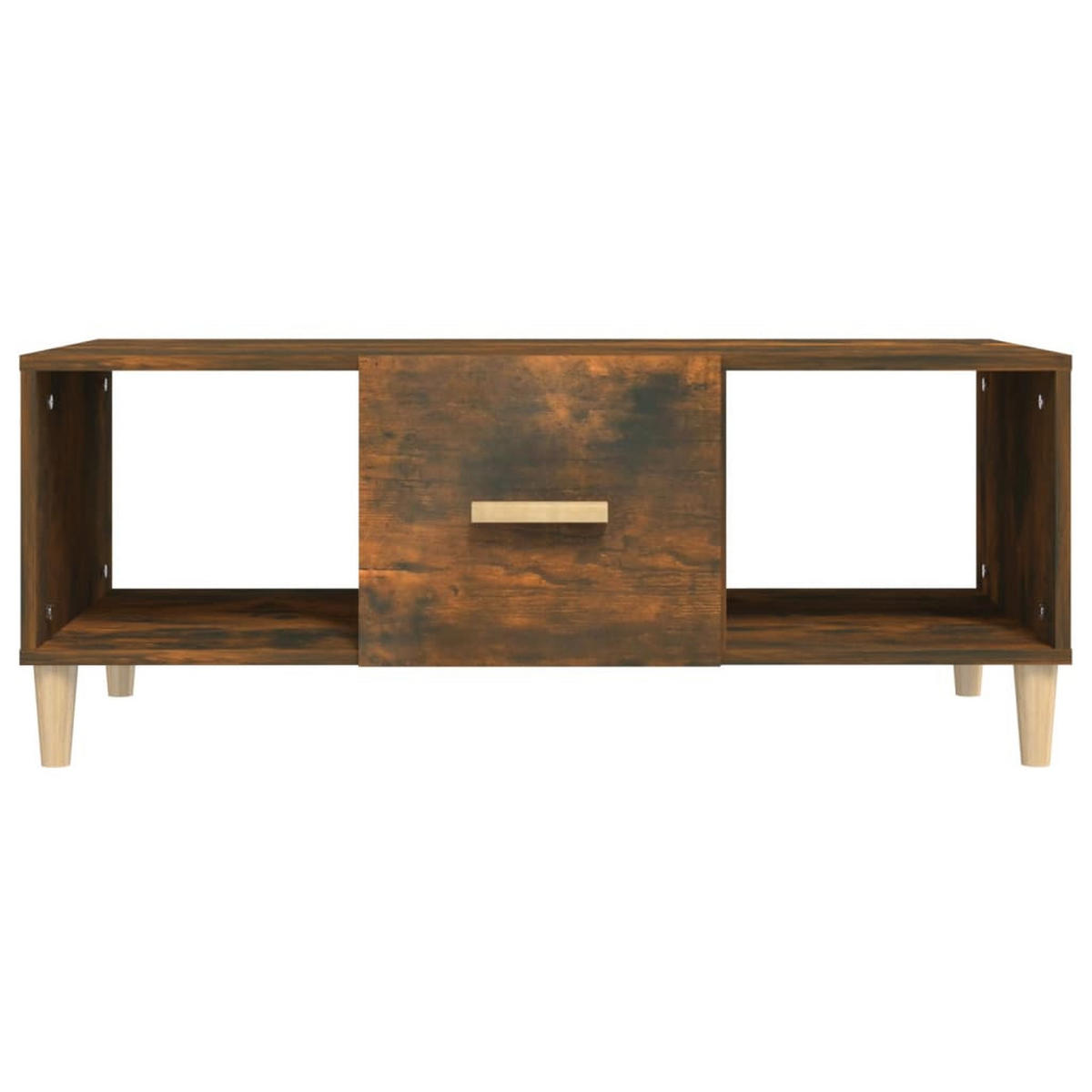 COUCHTISCH Räuchereiche 102x50x40 cm Holzwerkstoff - Braun, Holzwerkstoff (50/102/40cm) - furnicato