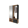 GARDEROBE Milo - Schwarz/Eiche Artisan, Holzwerkstoff/Kunststoff (100/190/33cm) - MIRJAN24