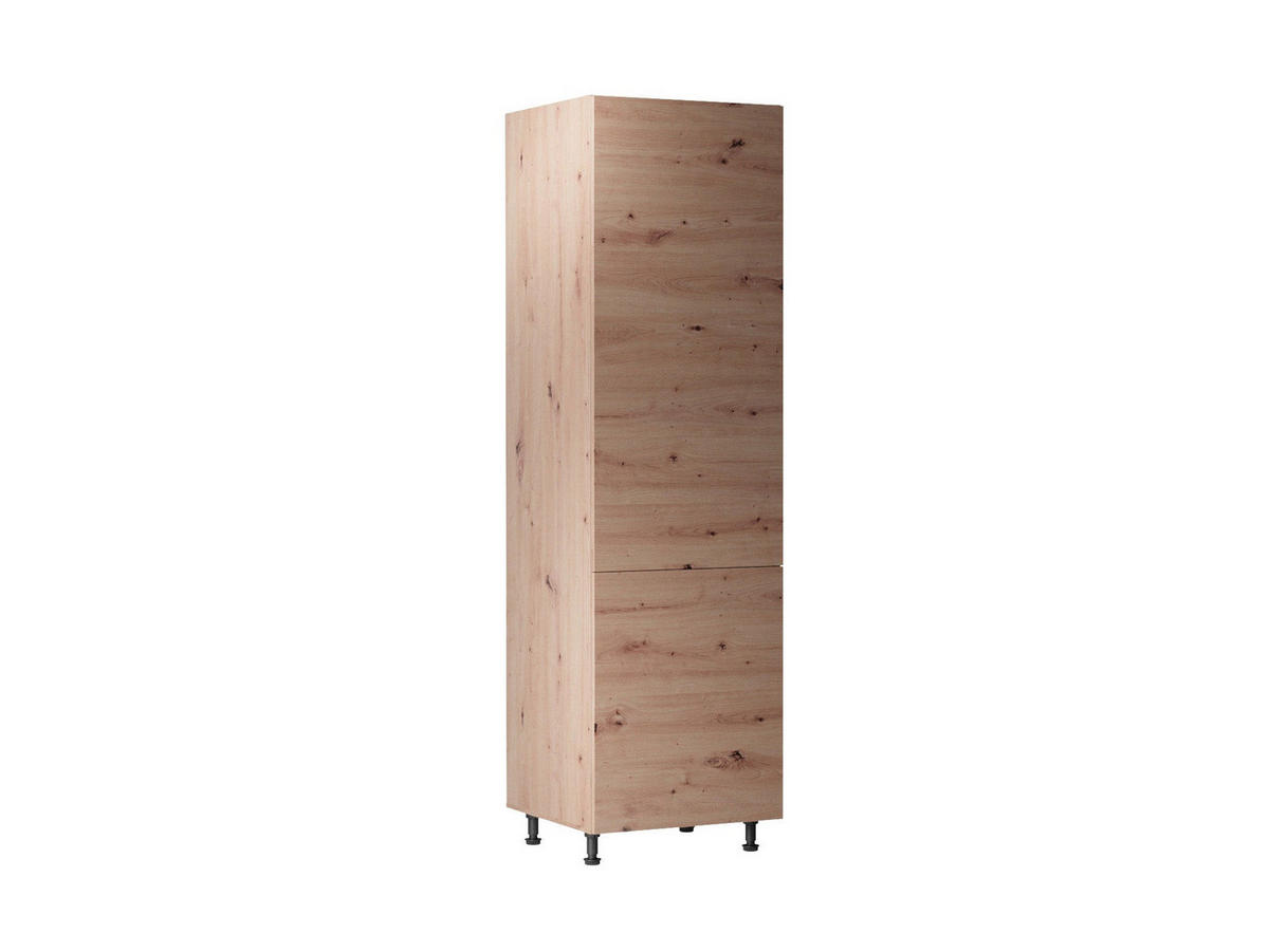 HOCHSCHRANK 60 cm – Nexa D60R – Beige - Beige, Holzwerkstoff (60/212/58cm) - ROYAL24_MARKT