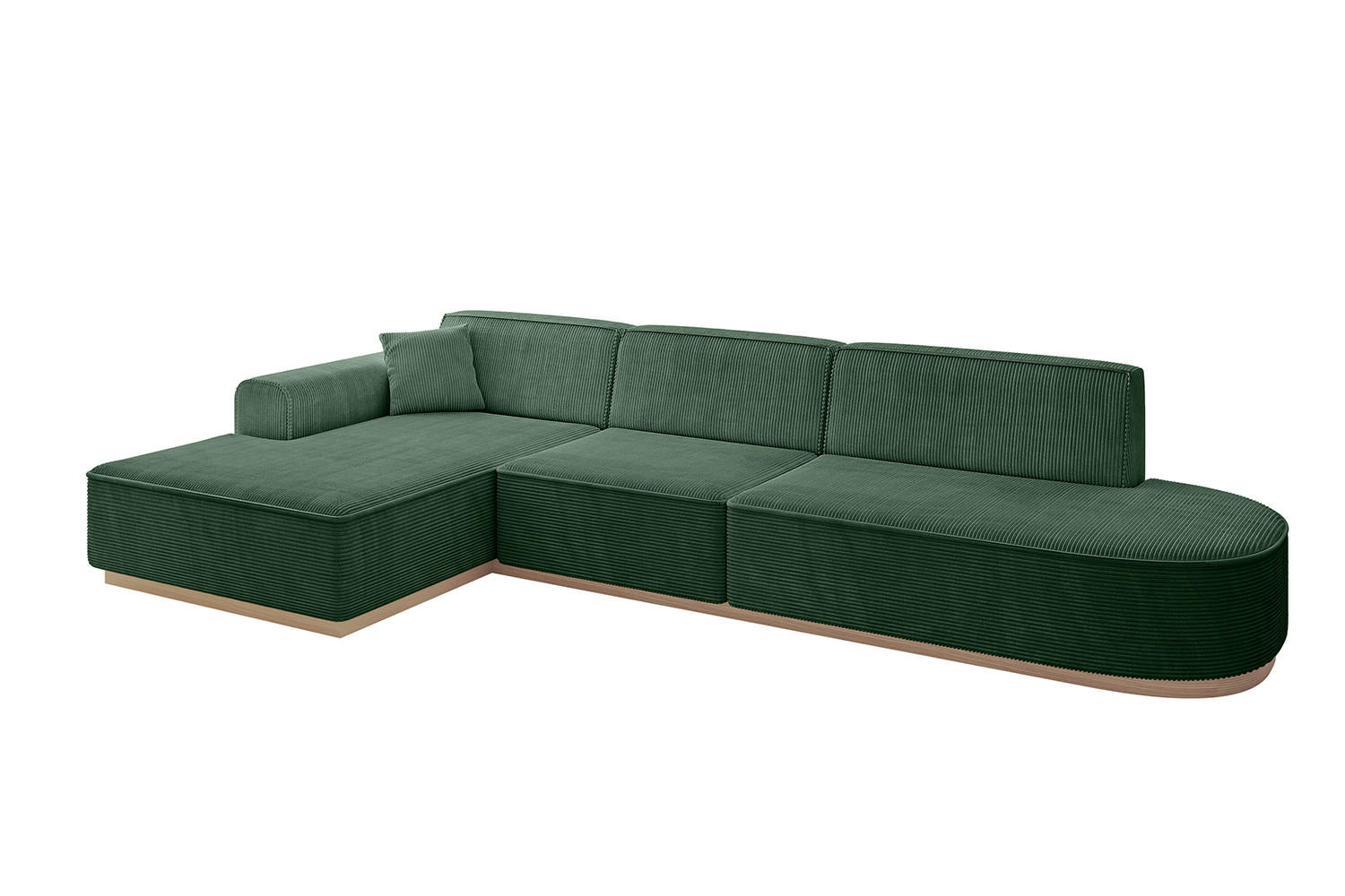 Altdecor Ecksofa Currygelb 327x165 cm