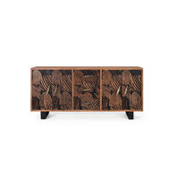 SIDEBOARD aus Akazienholz und Metall - Braun, Holz (45/81/175cm) - Giner y Colomer