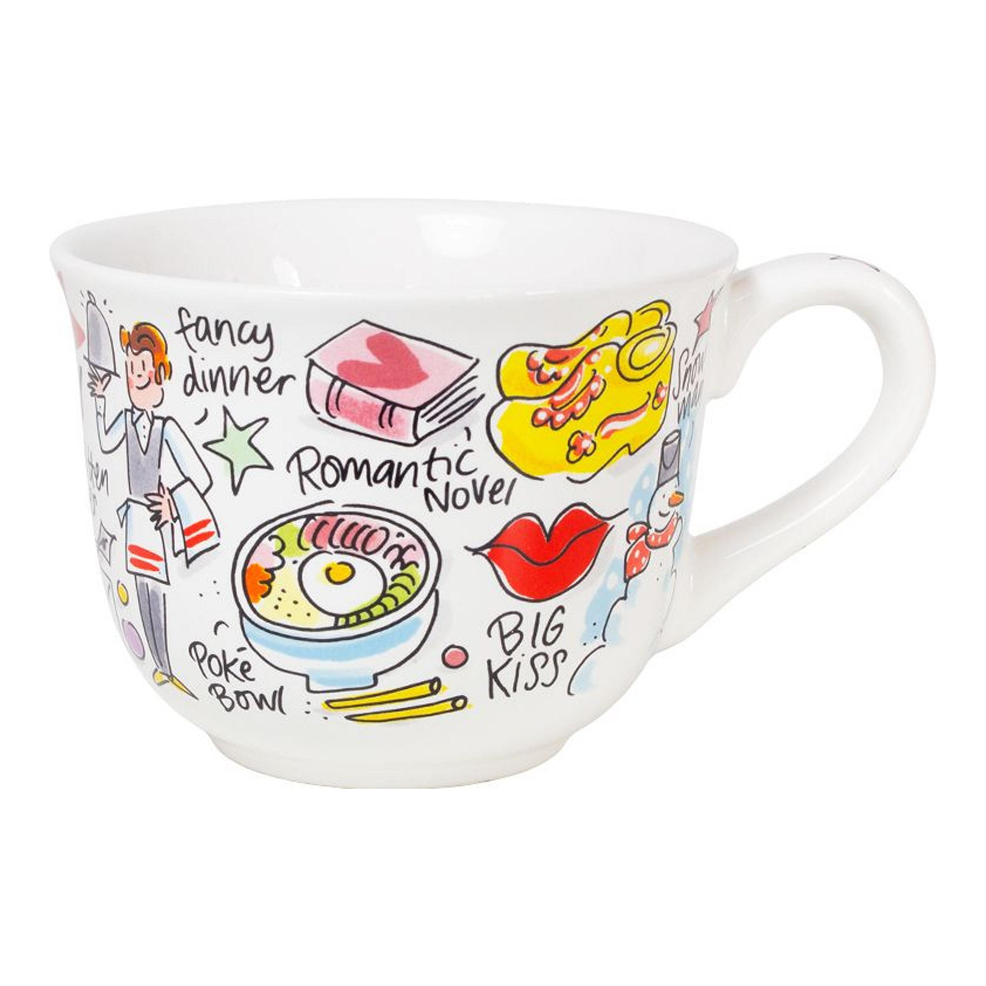 SUPPENSCHALE Fröhlich in Bunt - 14cm - Multicolor, Keramik (16.2cm) - Blond Amsterdam