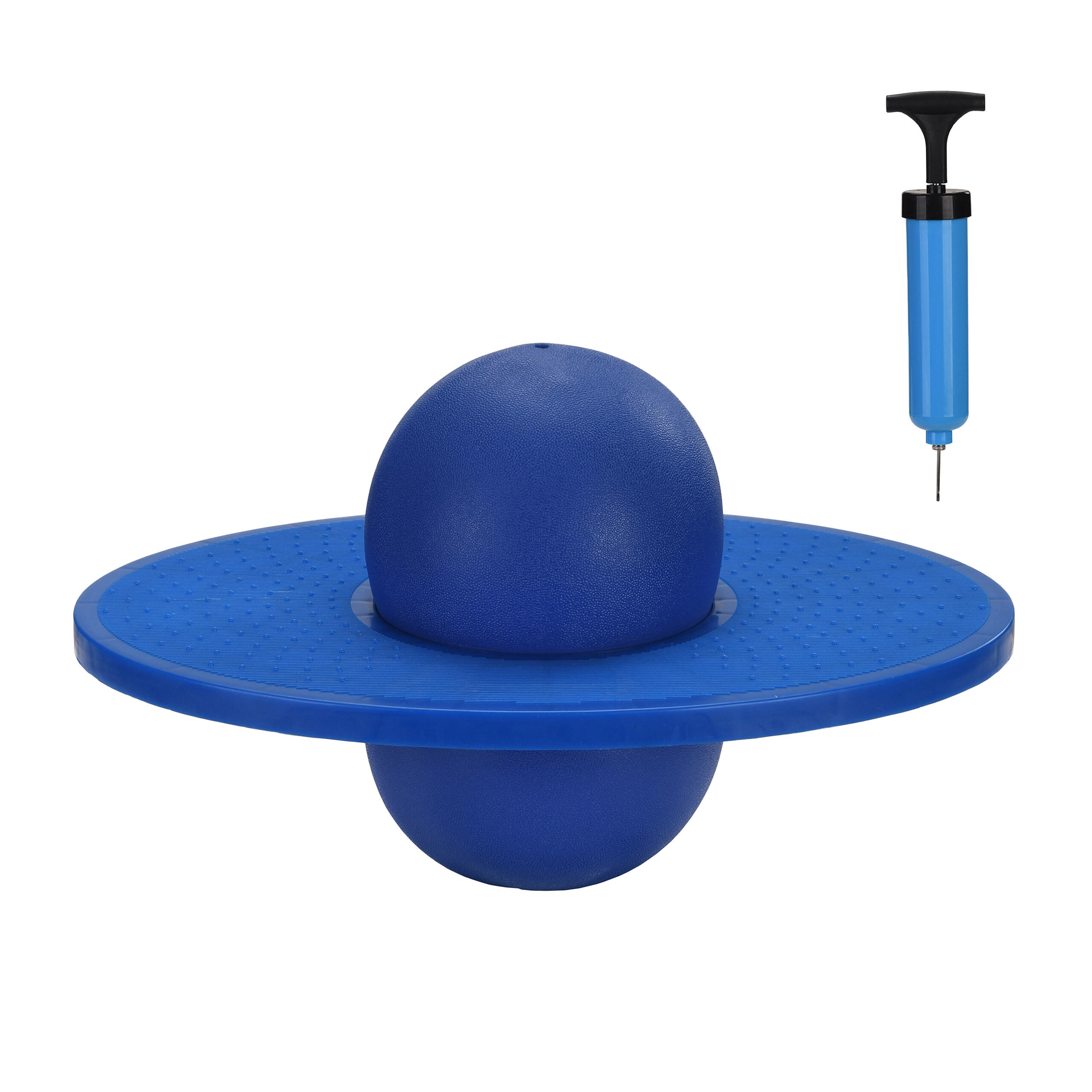 POGO Ball - Blau, Kunststoff (39/28cm) - Relaxdays