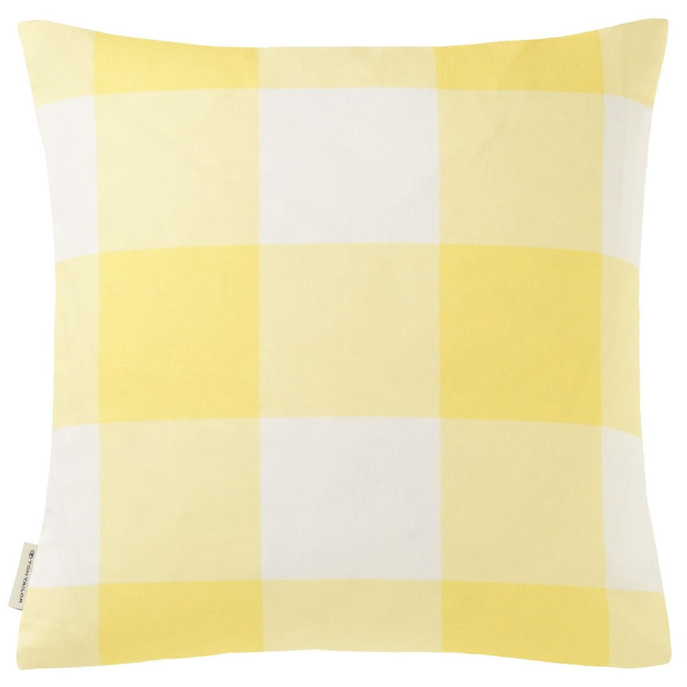 ZIERKISSENHÜLLE Scandi Flower gelb 45x45cm - Gelb, Textil (45/45cm) - Tom Tailor