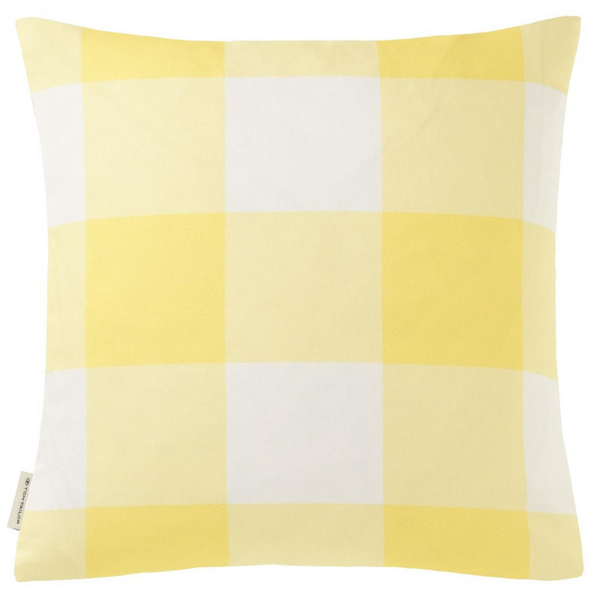 ZIERKISSENHÜLLE Scandi Flower gelb 45x45cm - Gelb, Textil (45/45cm) - Tom Tailor