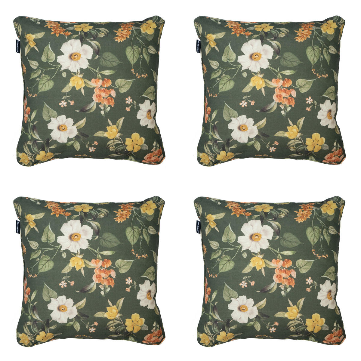 DEKORATIONSKISSEN Julliete - Mehrfarbig - 50/50/10 cm - 4er-Set - Multicolor, Textil (50/50cm) - Madison