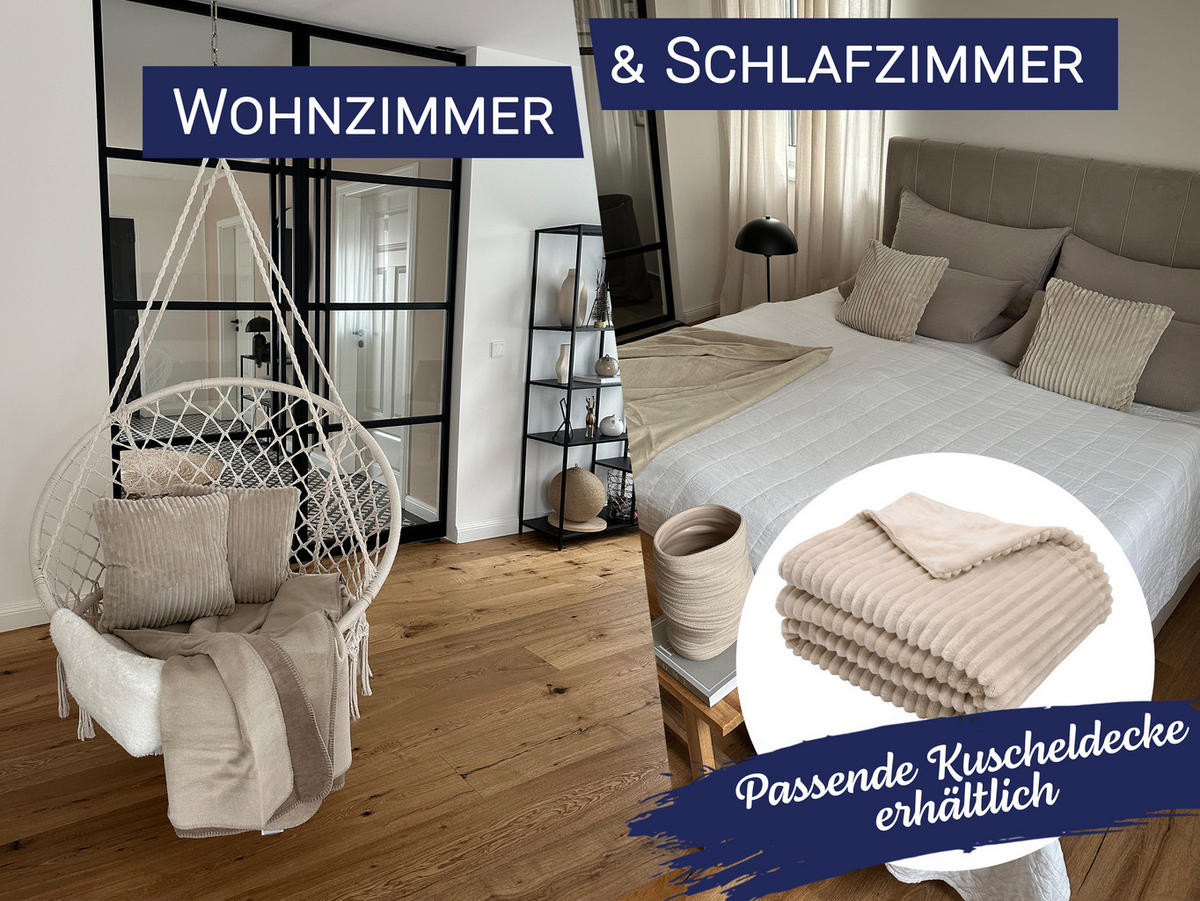 KISSENBEZUG, 2er-Set, 40 x 40 cm, 100% Polyester, Beige - Beige, Textil (40/40cm) - Zollner