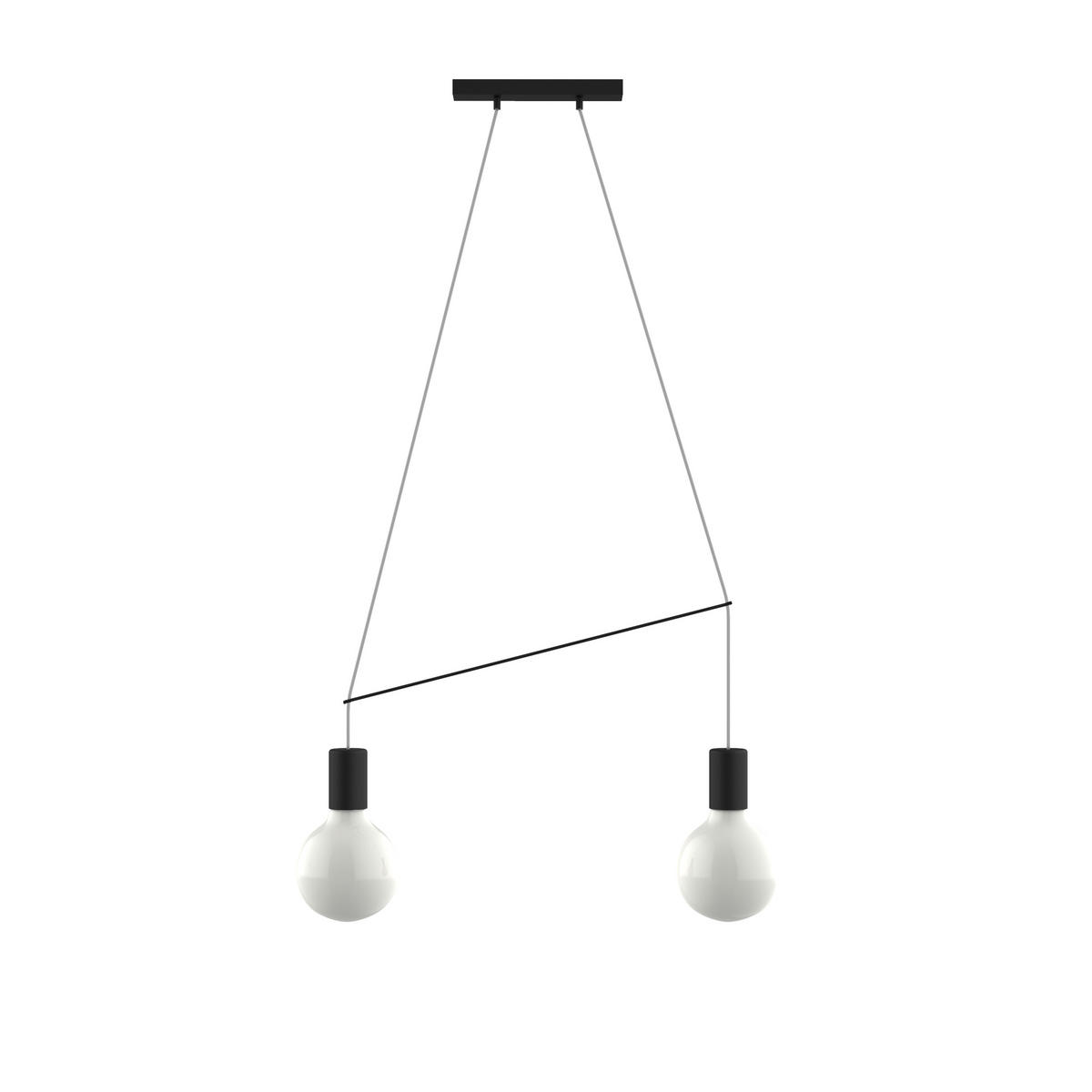 HÄNGELEUCHTE - Schwarz, Metall (4/12/6cm) - Lumicom