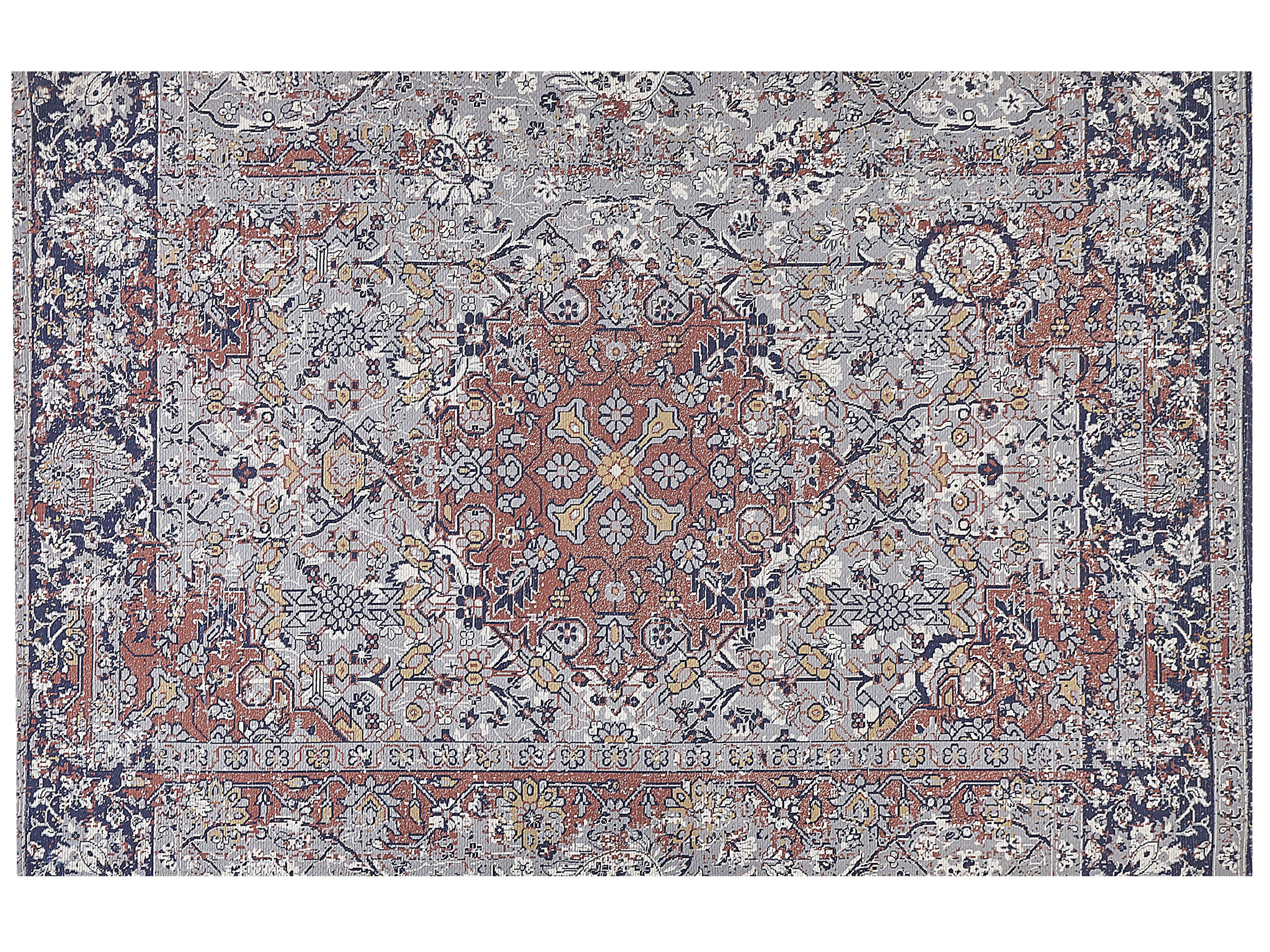 KURZFLOR-TEPPICH Korgan 230/150 cm - Multicolor, Kunststoff (150/230cm) - Beliani