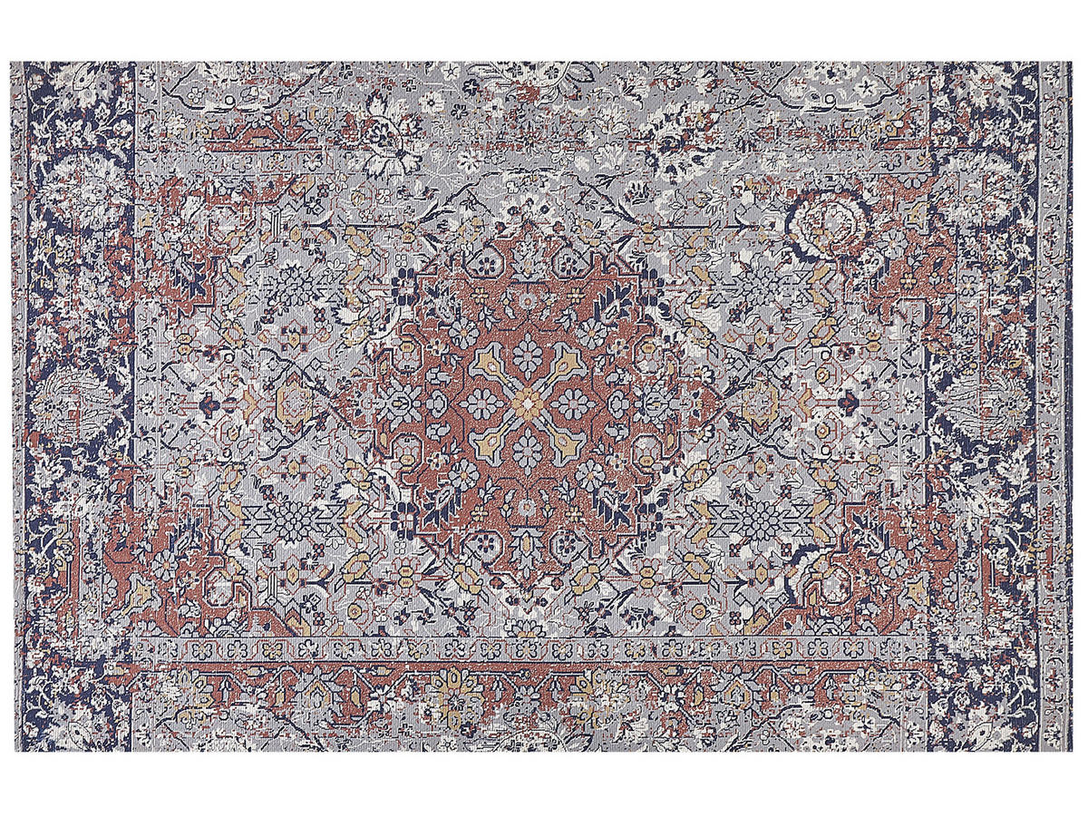 KURZFLOR-TEPPICH Korgan 230/150 cm - Multicolor, Kunststoff (150/230cm) - Beliani