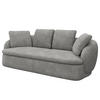 3-SITZER SOFA - Grau, Textil (217/74/102cm) - home24