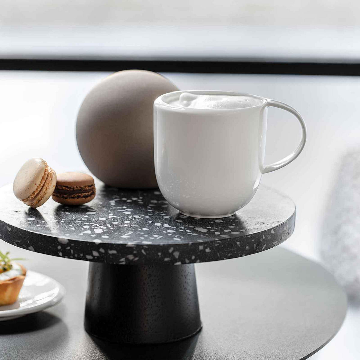 BECHER MIT HENKEL NewMoon weiß 390 ml 6er Set - Weiß, Keramik (0.39L) - Villeroy & Boch