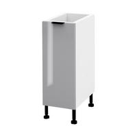 UNTERSCHRANK – 30 cm – KU-D30 – Lunara – Grau Hochglanz - Grau, Holzwerkstoff (30/72/52cm) - hi-markt
