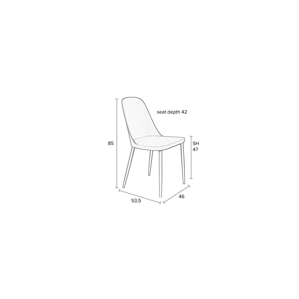 DESIGN-STUHL - Plastik - Weiss - 2er-Set - Weiß, Kunststoff (46/85/54cm) - Drawer