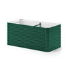 HOCHBEET Grün 180 x 90 cm - Grün, Metall (180/80/90cm) - OK-Living