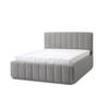 POLSTERBETT Calma Grande 160x200 in Siena Gray - Grau, Holz (160/200cm) - Letti Moderni