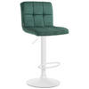 BARHOCKER Samt grün - Weiß/Grün, Textil/Metall (46/94/47cm) - CLP