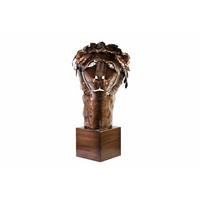 METALLSKULPTUR Braun 63/40 cm - Braun, Metall (2.3/40/35cm) - KUNSTLOFT