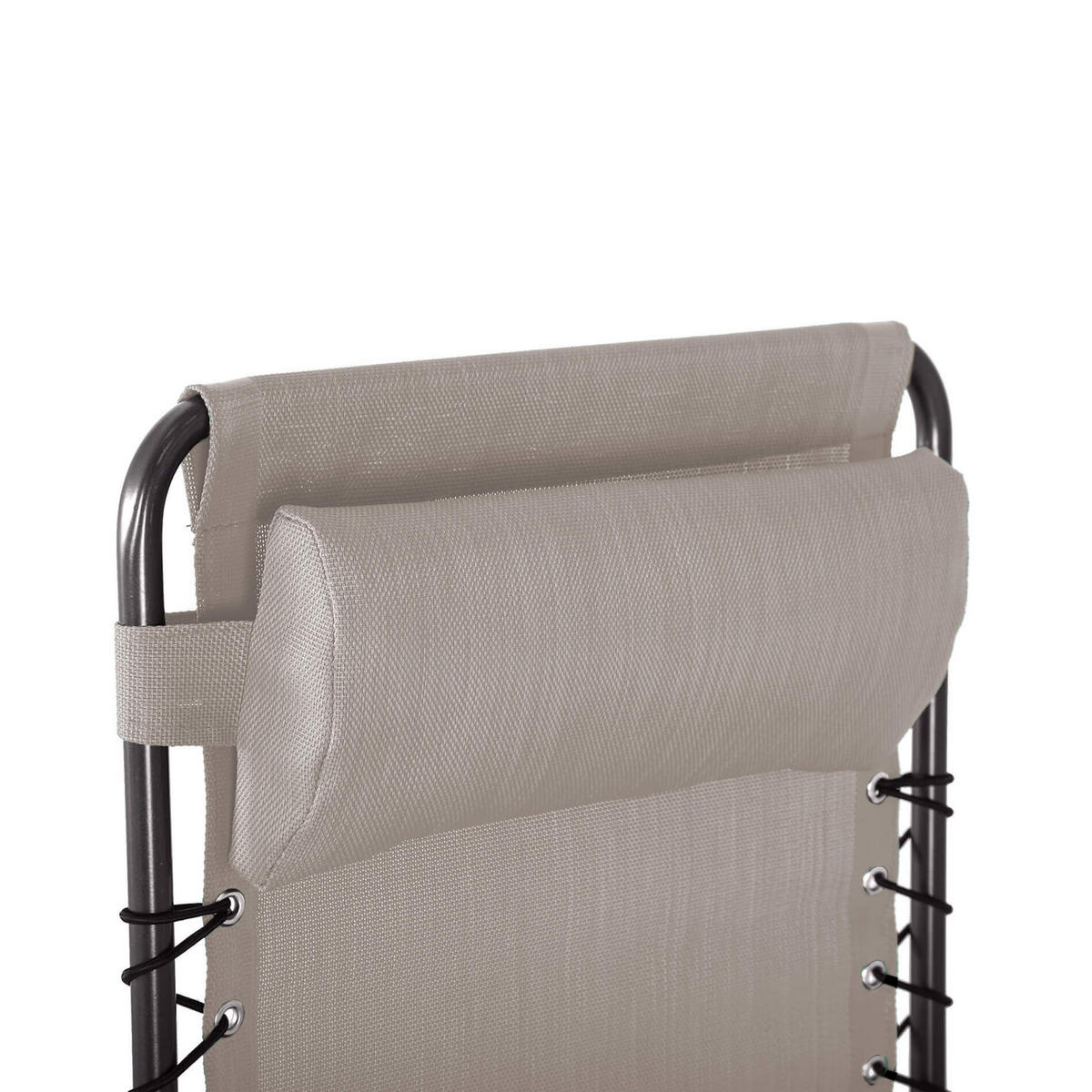 GARTEN-RELAXSESSEL Beige 104/66/113 cm - Beige, Metall (66/113/104cm) - Mobili Rebecca