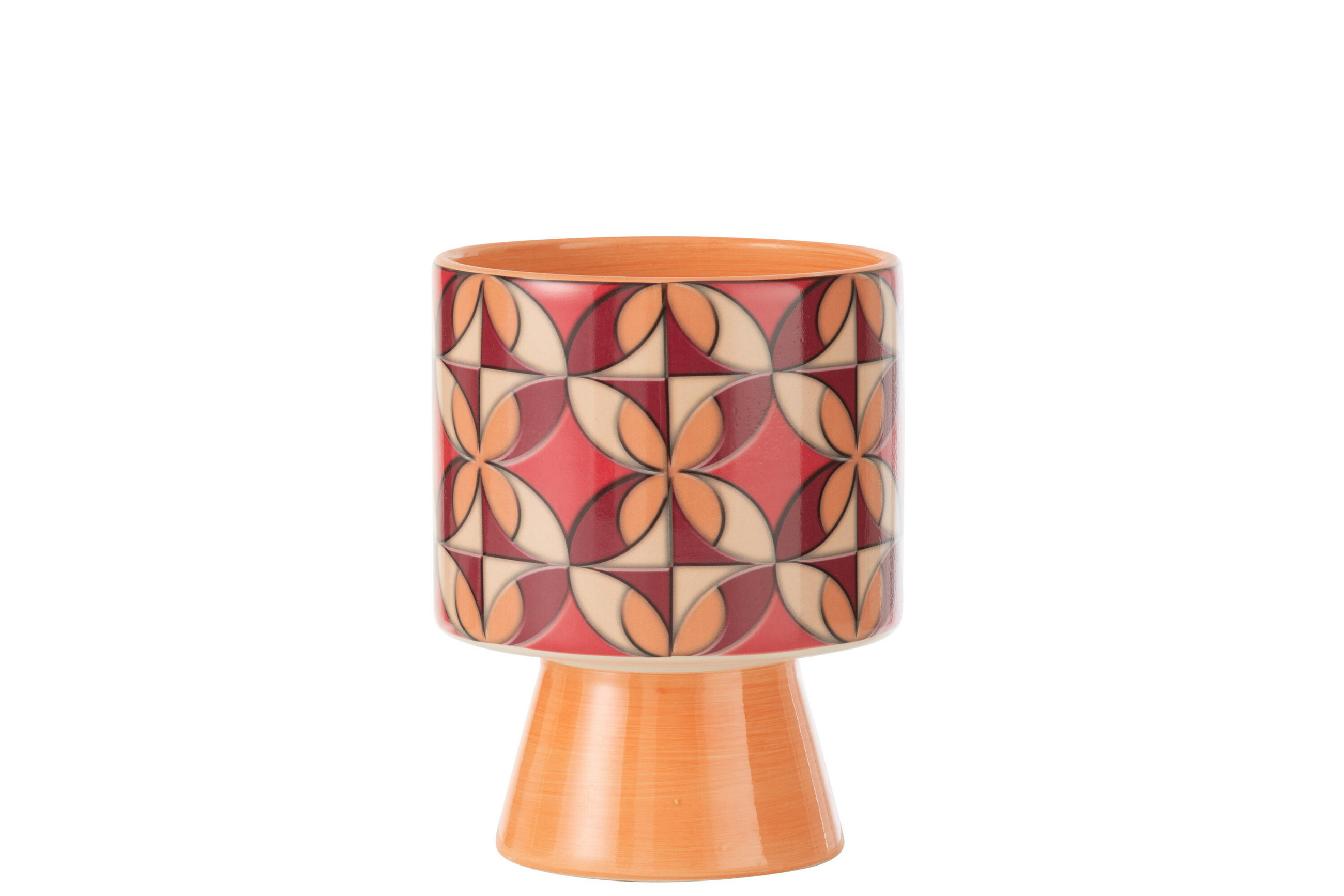 BLUMENTOPFE TRIVIAL - Töpferei - Multi - M - Ø 13,5 cm - Multicolor, Keramik (13.5/17cm) - J-Line