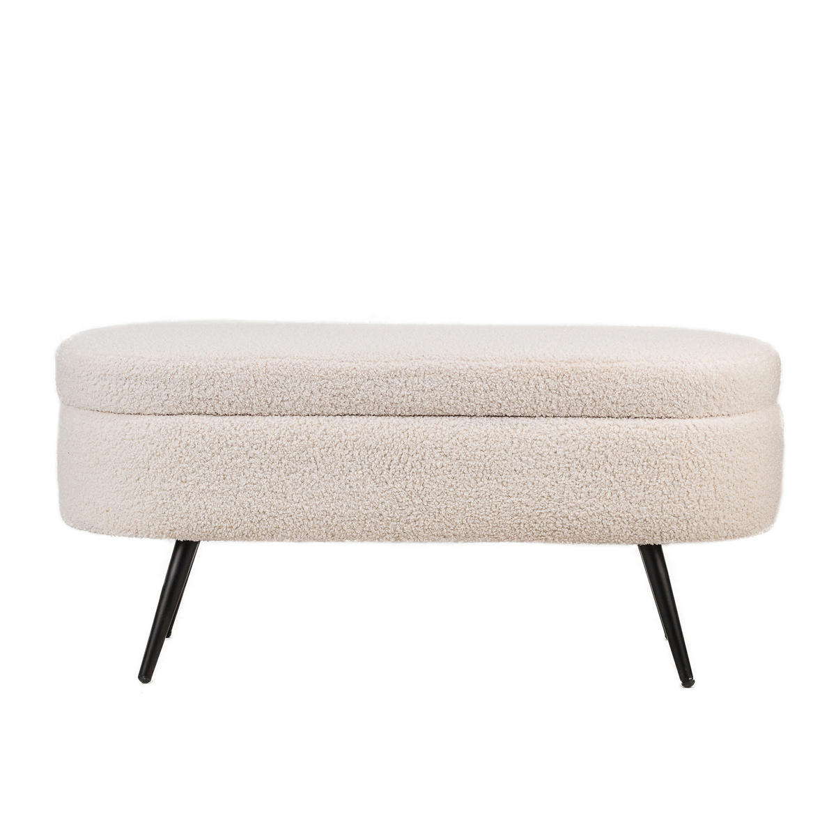 SITZBANK Wolle Weiß - Weiß, Textil (100/46/36cm) - Nordlys