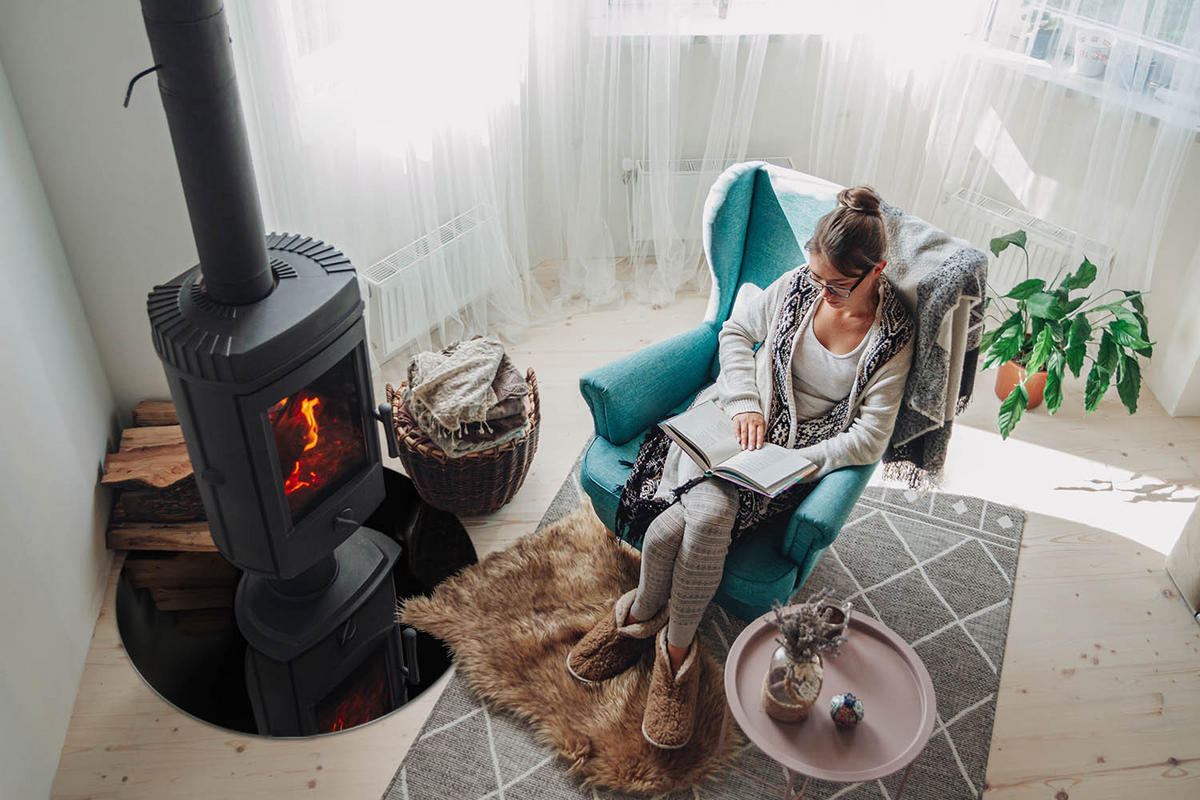 GLASPLATTE für Kamin Ø 70 cm Schwarz - Schwarz, Glas (70/70/0.4cm) - ArtPrintCave