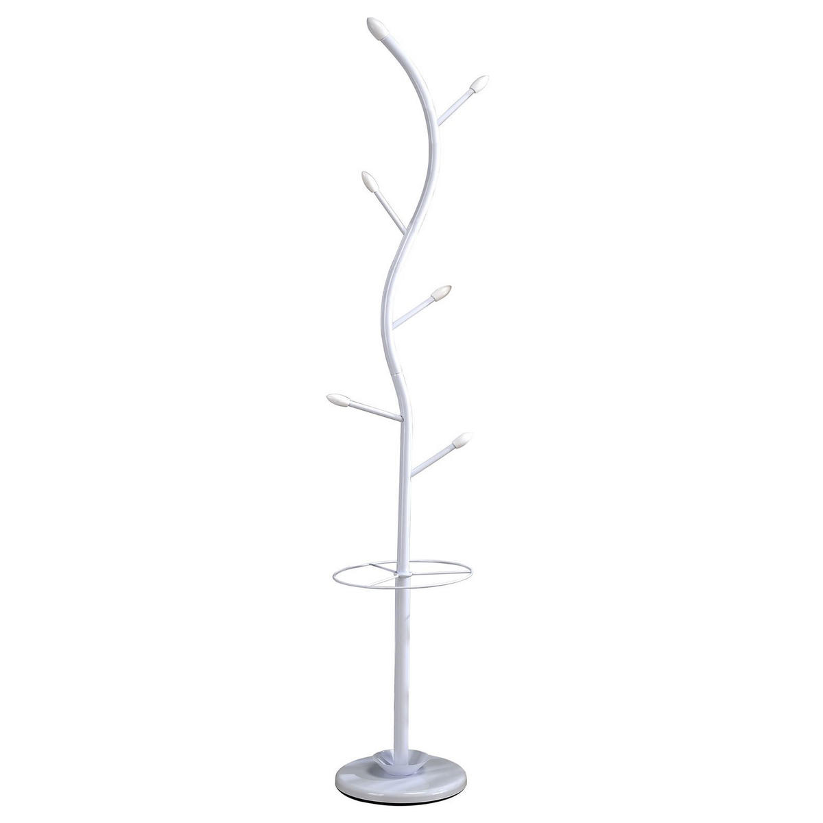 KLEIDERSTÄNDER TRIANA - Weiß, Metall (30/185/30cm) - IDIMEX