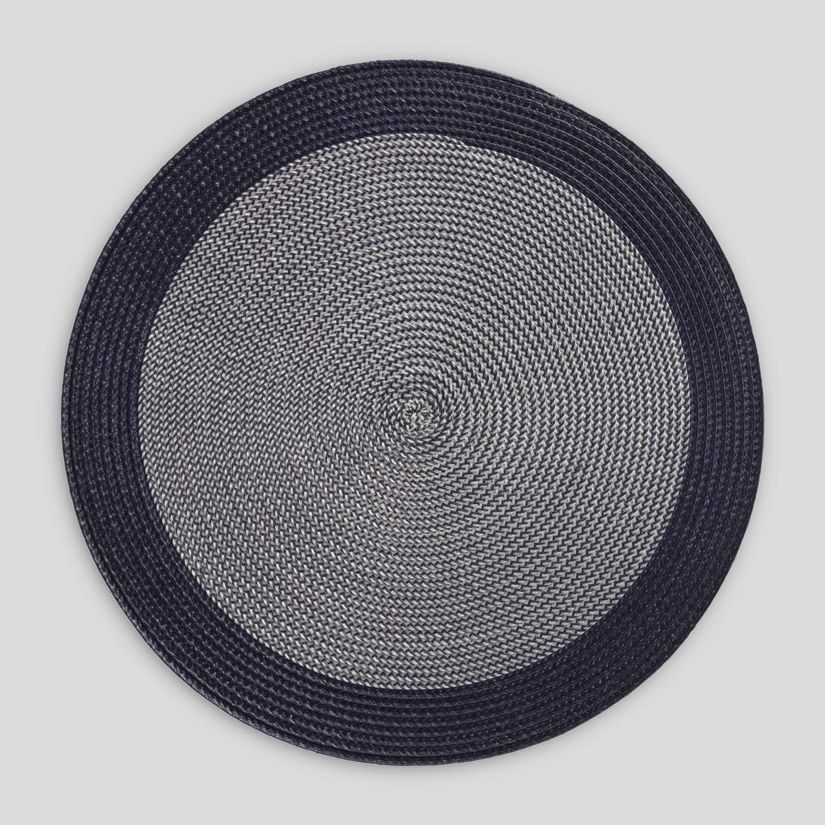 TISCHSET Lisena, Durchmesser 38cm, Rund Platzmatte, Platzdeckchen Telleruntersetzer für Dekorative Tisch, Esszimmer, Restaurant - Blau, Kunststoff (38cm) - home&you