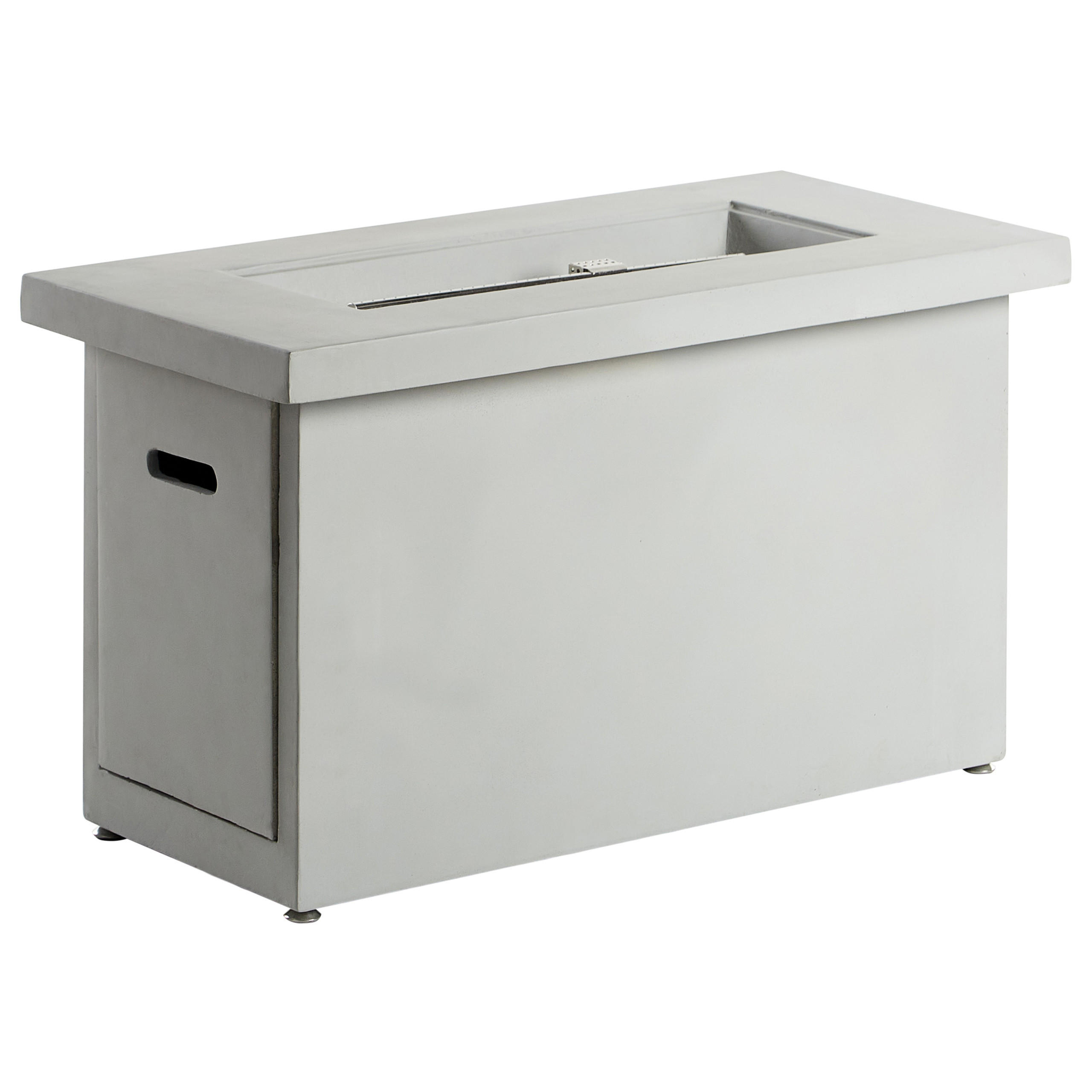 FEUERSTELLE Grau Ambrim - Grau, Stein (108/62/51cm) - Beliani