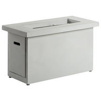 FEUERSTELLE Grau Ambrim - Grau, Stein (108/62/51cm) - Beliani