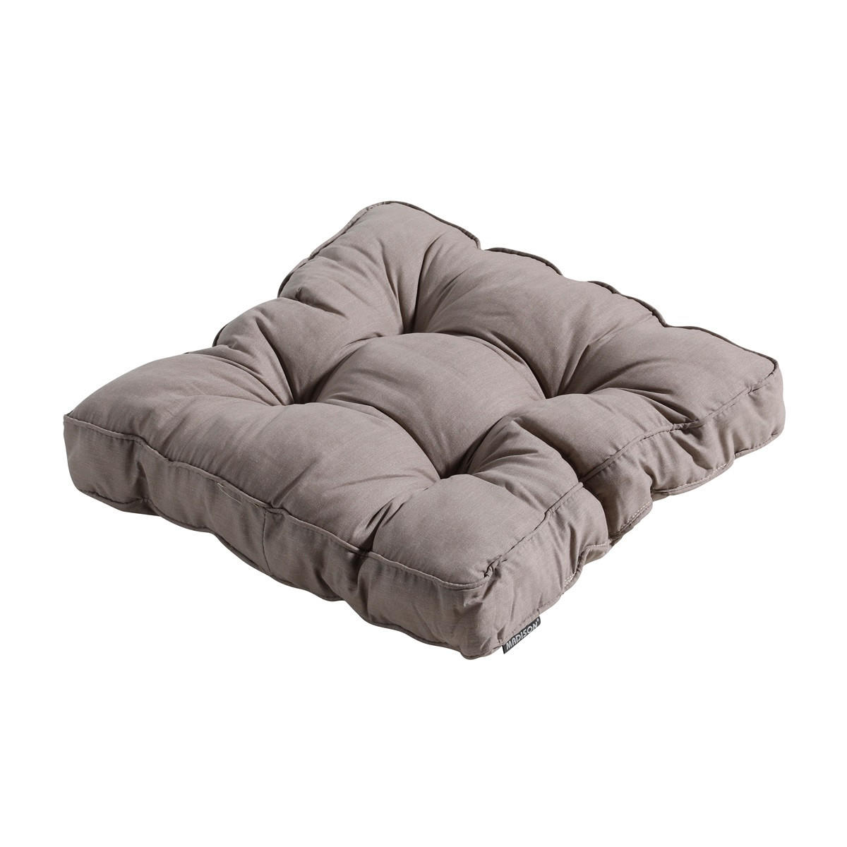 SITZKISSEN Basic 47/47 cm 4er-Set - Taupe, Textil (47/8/47cm) - Madison