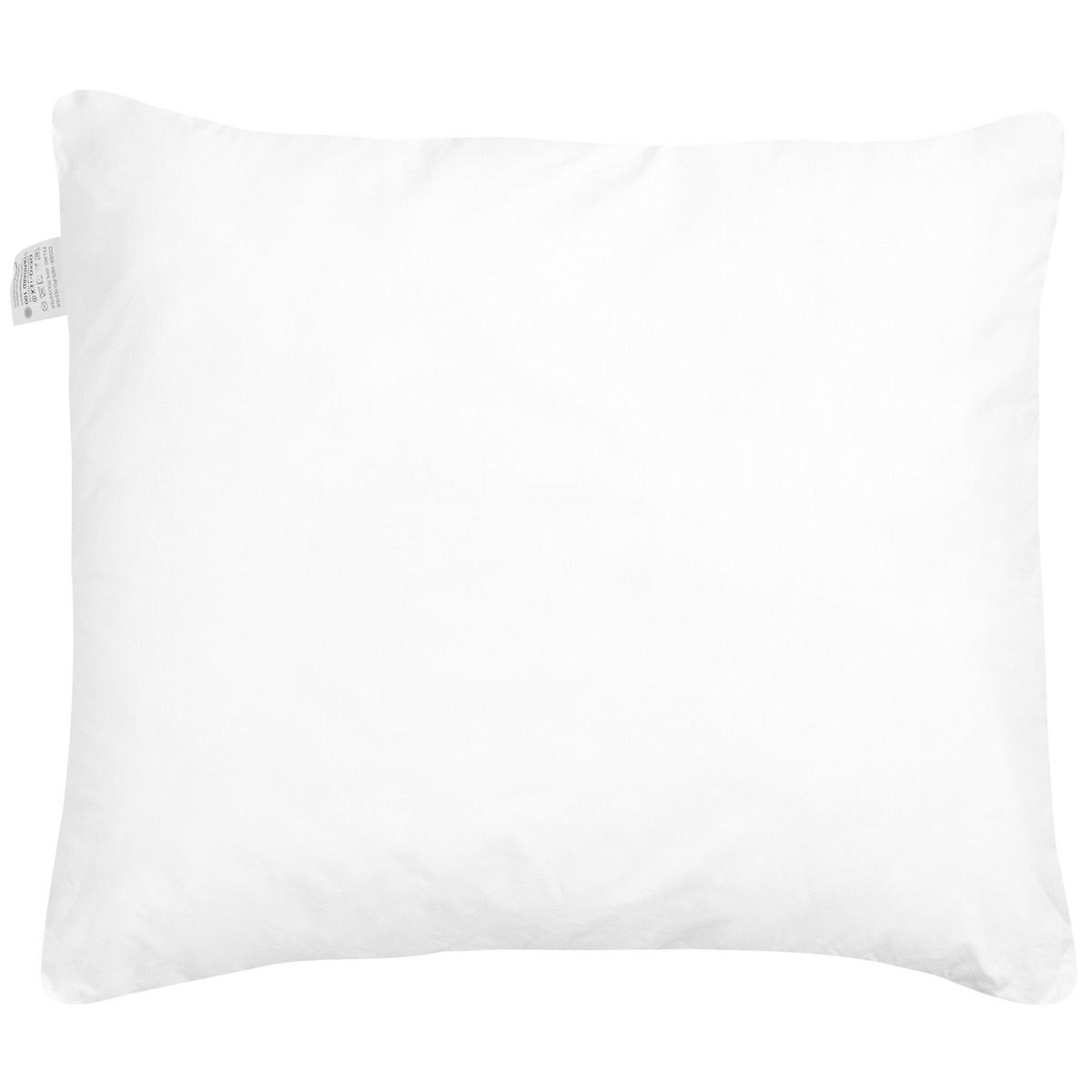 KOPFKISSEN 2er-Set Weiß 80/80 cm Errigal - Weiß, Textil (80/80cm) - Beliani