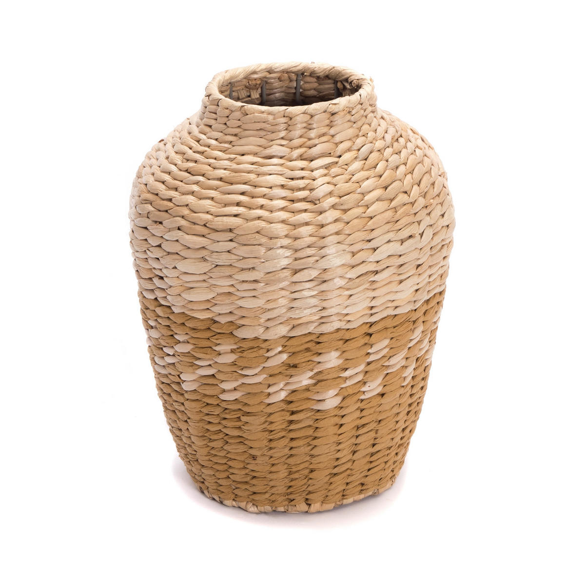 VASE Kairo 32 cm, geflochtenes Stroh natur-gelb - Naturfarben, Naturmaterialien (32cm) - CREEDWOOD