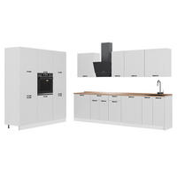 KUCHYNKA Fame-Line, Biely vidiecky dom/biely, 460 cm, AP Oak - biela, kompozitné drevo (460/206.8/60cm) - Vicco