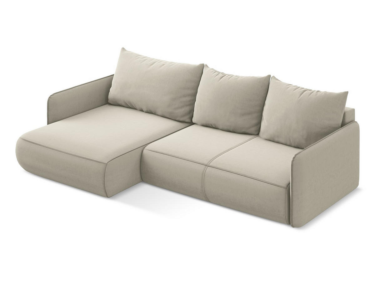 3-SITZER SOFA Chenille Stoff Blau - Blau/Blaugrau, Kunststoff/Textil (210/74/105cm) - Makamii