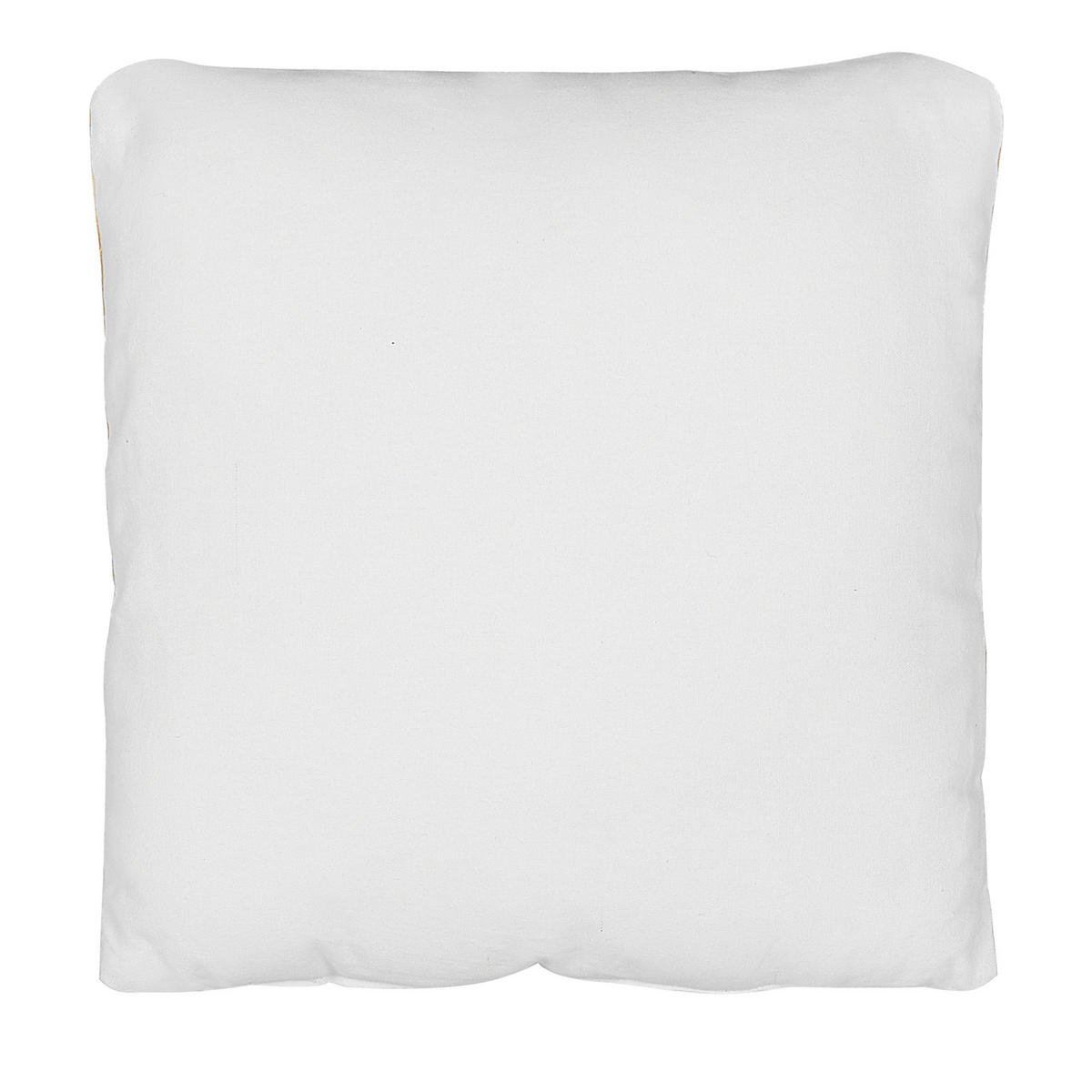 DEKOKISSEN 2er-Set Gelb 45/45 cm Waranasi - Gelb, Naturmaterialen/Textil (45/45cm) - Beliani