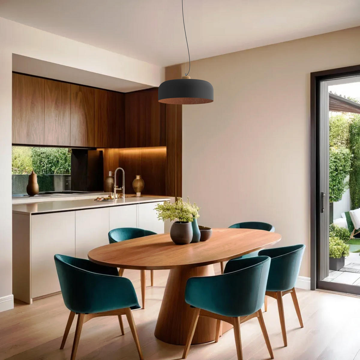 HÄNGELEUCHTE - Kupferfarben, Metall (50/50/17cm) - Lumicom