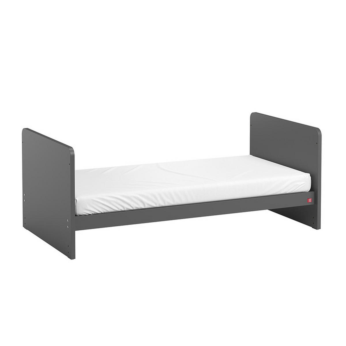 BABYZIMMER 3-teilig Grau und Holz - Grau, Holzwerkstoff (88.5/189.5/52cm) - Petits-meubles