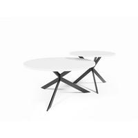 COUCHTISCH LIBRE Weiß 75x75x36 cm - Weiß, Holzwerkstoff (75/75/36cm) - FURNLUX