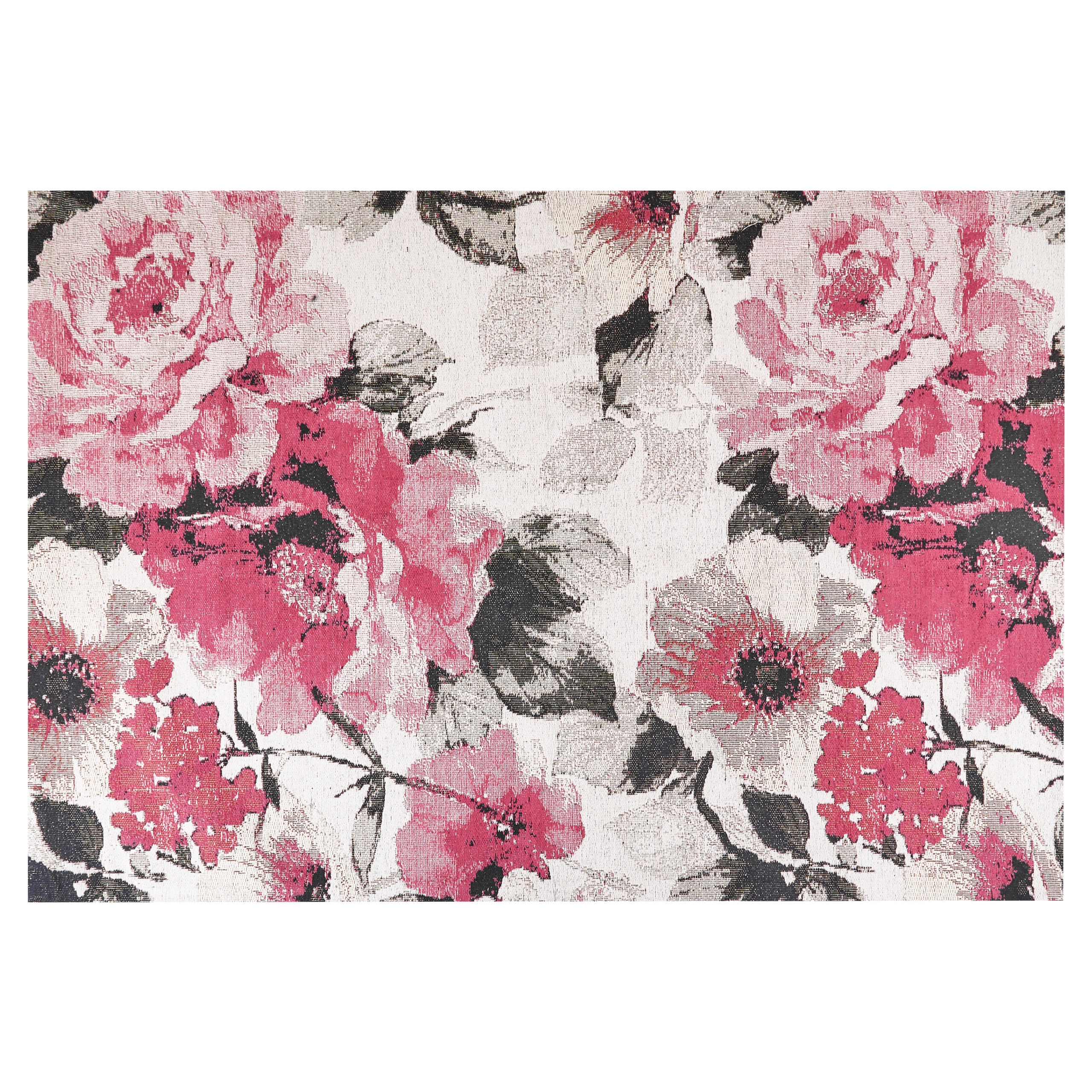 KURZFLOR-TEPPICH Ejaz 200/140 cm - Pink, Textil (140/200cm) - Beliani