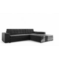 ECKSOFA Lusaka Mit Schlaffunktion - Anthrazit, Holzwerkstoff/Textil (198/292cm) - Fun Möbel