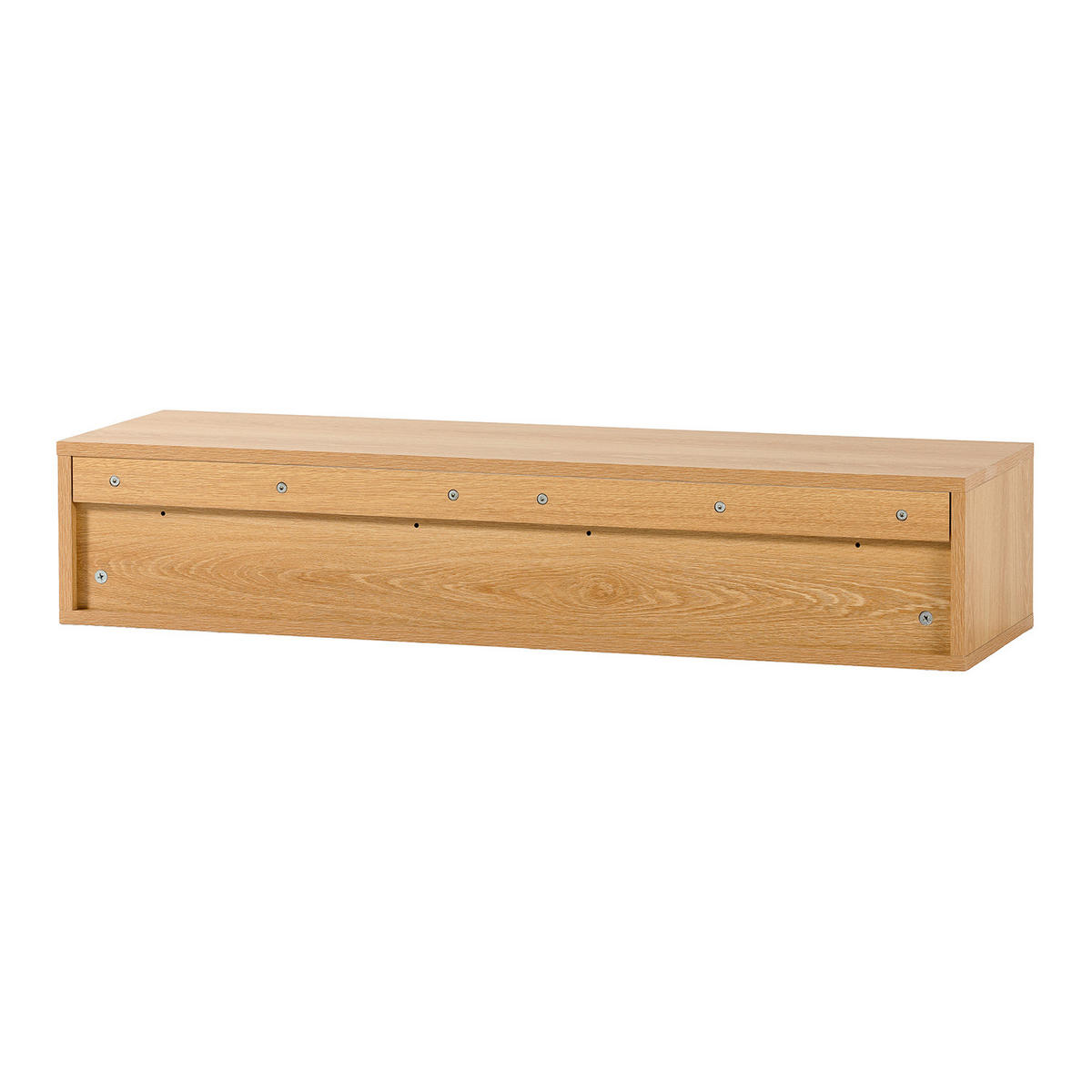 KONSOLENTISCH schwebender Auri 2 schubladen Eiche-Optik - Honigeiche, Holzwerkstoff (100/20/30cm) - VS Venta-stock