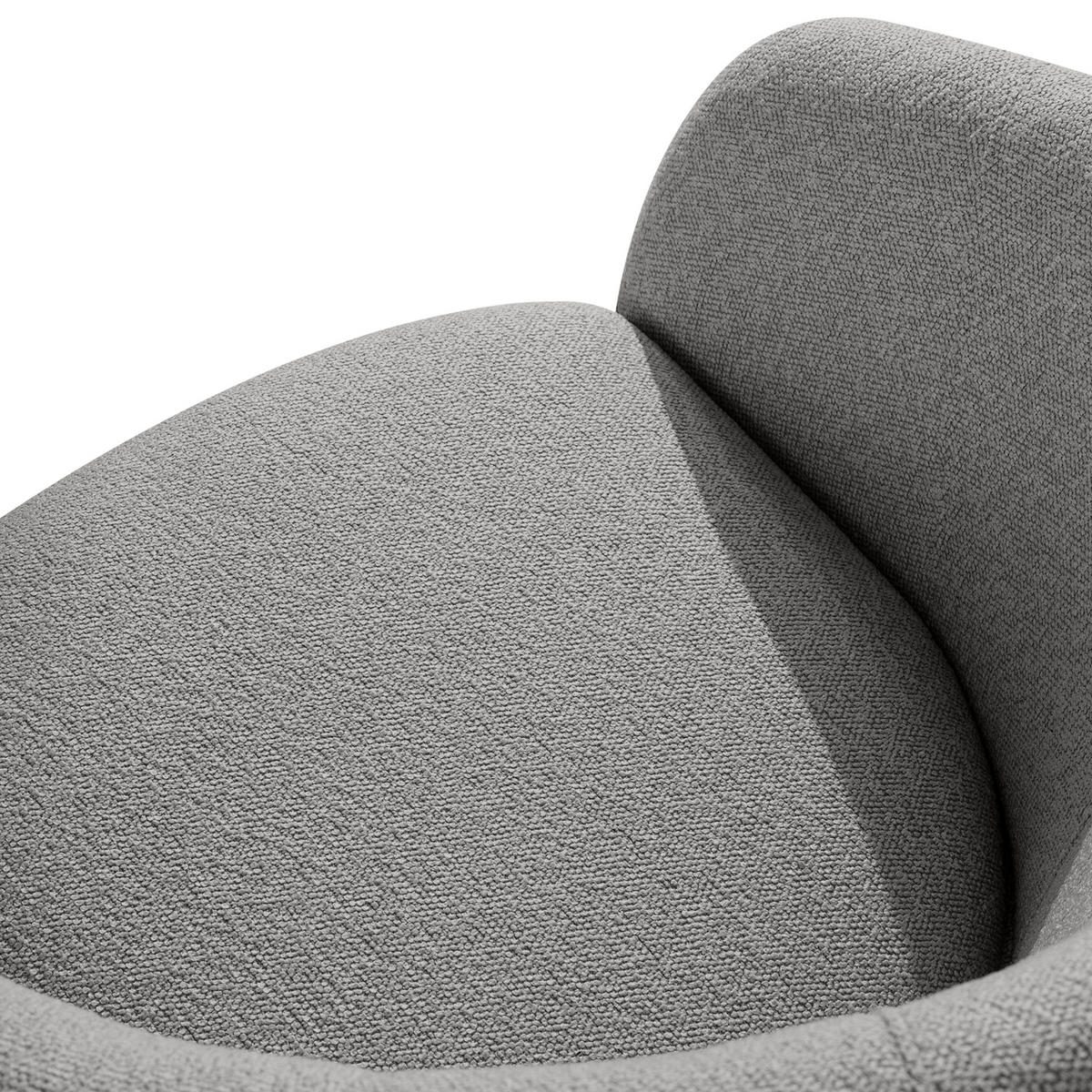 GARTENSESSEL SOLIS - Grau, Textil/Metall (69/76/66cm) - KONSIMO®