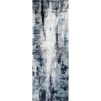 KURZFLORTEPPICH 80/220 cm Blau - Blau/Weiß, Naturmaterialien/Textil (80/220cm) - LIVABLISS