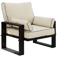 GARTENSESSEL Elba - Beige - Beige, Textil (98/90/87cm) - MKS