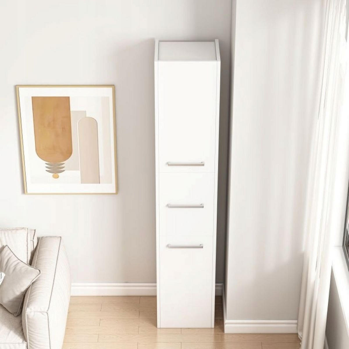 BÜCHERREGAL, weiß 30/30/170 cm - Weiß, Holzwerkstoff (114/10/35cm)