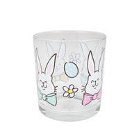 SAFTGLAS Osterhasen in Bunt - 200 ml - Multicolor, Glas (0.2L) - Blond Amsterdam