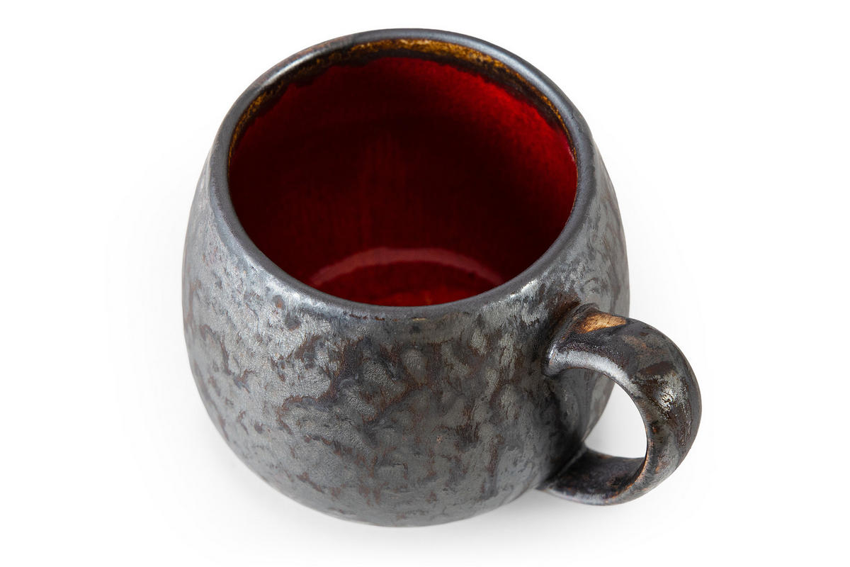TASSE PRIMA 6-tlg, Rot - Rot, Keramik (13/9/10cm) - KONSIMO®